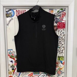 Adidas Black Quarter-Zip Pullover trump national bedminster large